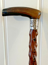 AntiqueBlackthorn Horn Handle