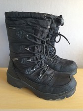 TRESPASS Yeti Winter Boots, UK6, Black, Waterproof, Calf, Snow, EU40