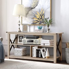 3-Tier Rustic TV Stand with