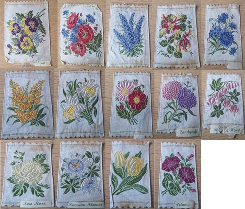 Cigarette silks circa 1930 - cigarette,