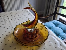 Joseph Inwald FLOAT BOWL centre piece and a Murano fish