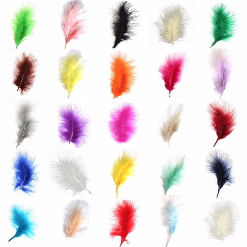 Marabou feathers per pack - marabou, 20