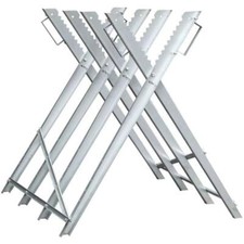 Log Saw Horse With Chainsaw