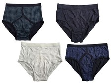 M&S Men's Briefs Stretch Cotton Y-Front Fly Underpants Size S M L XL 2XL