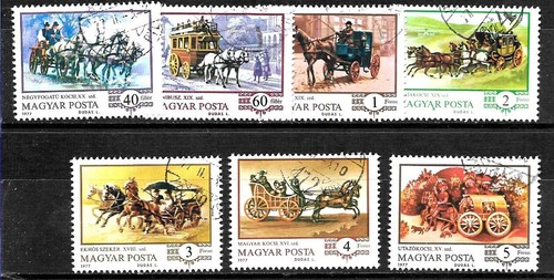 S1770 hungary 1977 horses - 1977,
