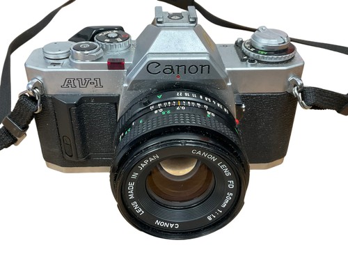 Canon vintage slr camera - av-1,