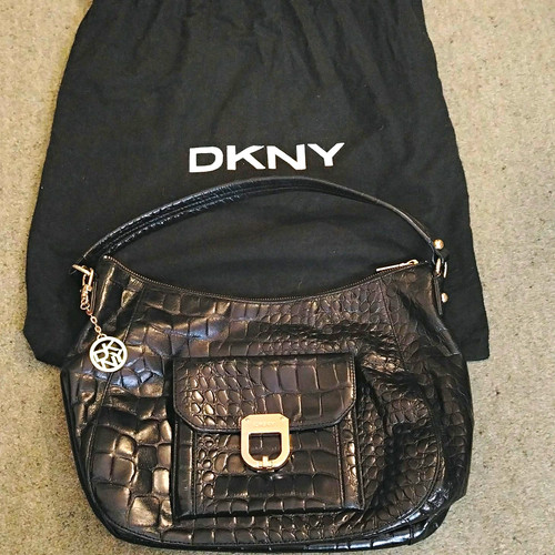 Dkny black croc - black,