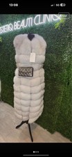 Fox Fur Long Gilet 