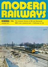 1972 Modern Railways Magazine