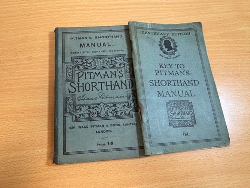 Pitman shorthand manuals - pitman's,