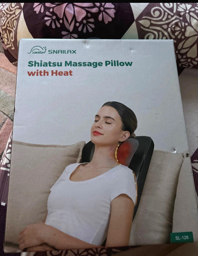 Snailax shiatsu massage - shiatsu, pillow