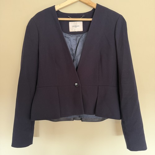 Bennett jacket uk 16 navy - l.k.,