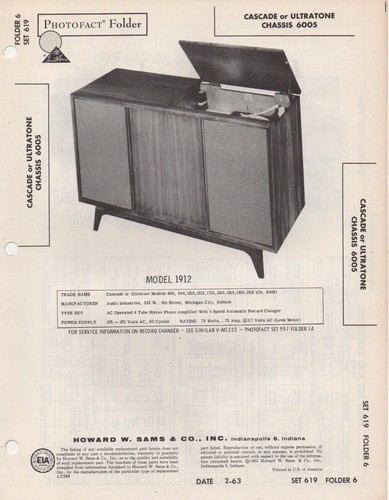 1963 cascade ultratone - 1963,