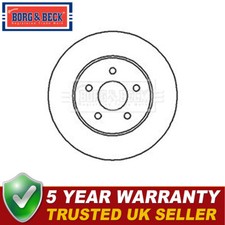 Borg & Beck Rear Brake Disc Fits Ford Mondeo 2000-2007 Jaguar X-Type 2001-2009