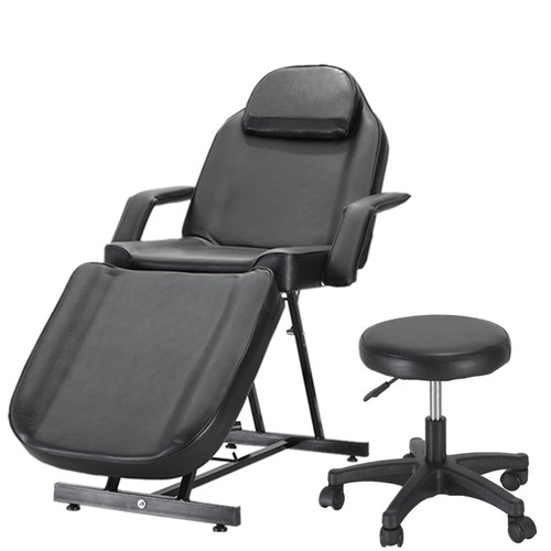 Salon beauty bed with - salon, stool