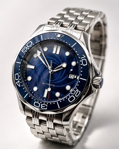Automatic blue diver watch - automatic,
