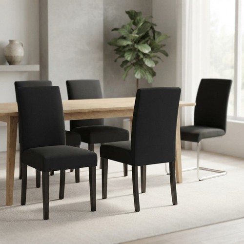 Luxurious black stretch - stretch, chair