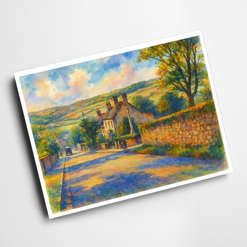 Print looking down - print,