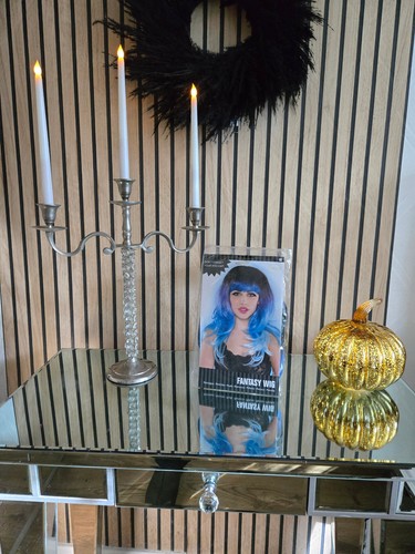 Elegant gothic black blue - gothic, black/blue