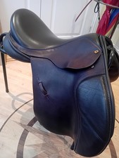 Black Country Havana GP 17.5" Spring Tree Saddle - wide fit 9" from D to D