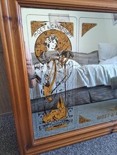 Moet And Chandon Alphonse Mucha Le Festival Du Champagne Vintage Mirror*Amazing*