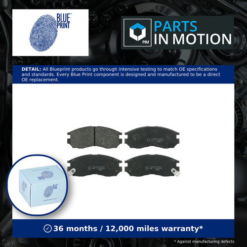 Brake pads set - brake, mitsubishi