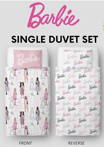 Barbie double duvet set and - double,