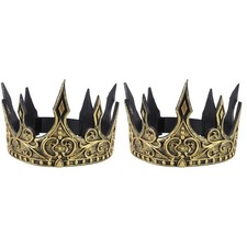  Set of 2 Kings Crown Adult