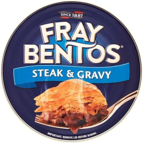 Fray bentos steak gravy pie - fray,