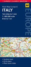 6. Italy: AA Road Map Europe -