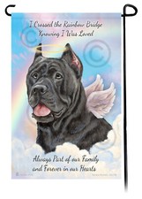 Cane Corso Blue Memorial Garden Flag