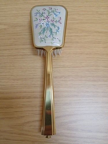 Vintage hairbrush dressing - vintage,