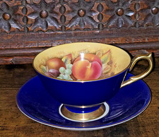 Aynsley Orchard Gold Cobalt