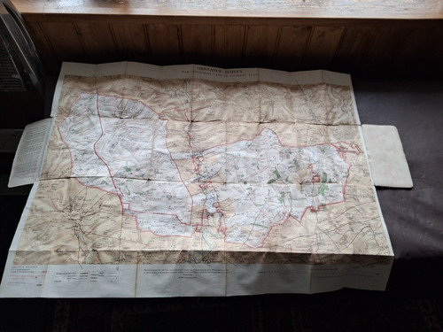 1908 ordnance survey map - -, war
