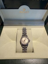 Rolex Oyster Perpetual Datejust Women Stainless Steel with Diamond Bezel Watch