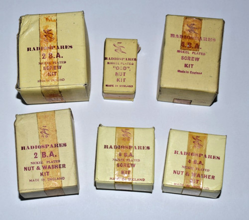 Nuts screws and washers - ba,