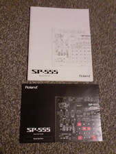 Roland SP-555 Owners Manual & Quick Start Guide