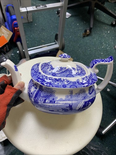 Spode blue italian signature - x,