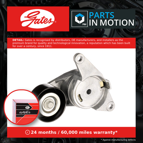 Aux belt tensioner - belt, fits