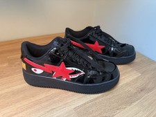Bape mens bapesta low shark - mens,