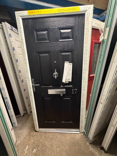 New composite door black - composite,