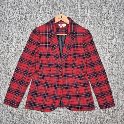 Boden red tartan - boden, blazer