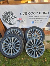 17" FORD FOCUS MONDEO CMAX MK2 3 ALLOY WHEELS TITANIUM 15 SPOKE F1EC1007C1A