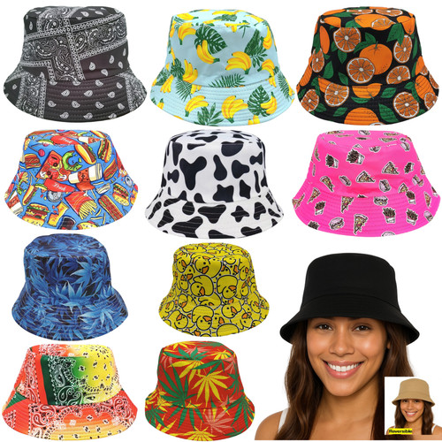 Unisex cotton bucket - bucket, hat