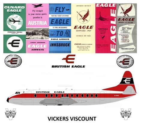 British eagle vickers - eagle, viscount
