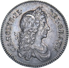 1668 Shilling - Charles II