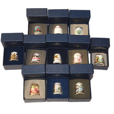 11 x SUTHERLAND THIMBLES Bone