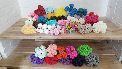 5cm foam roses 6 - foam, x