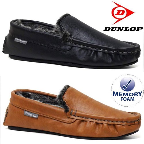 Mens moccasins slippers faux - moccasins,