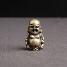 Brass Maitreya Buddha Figure